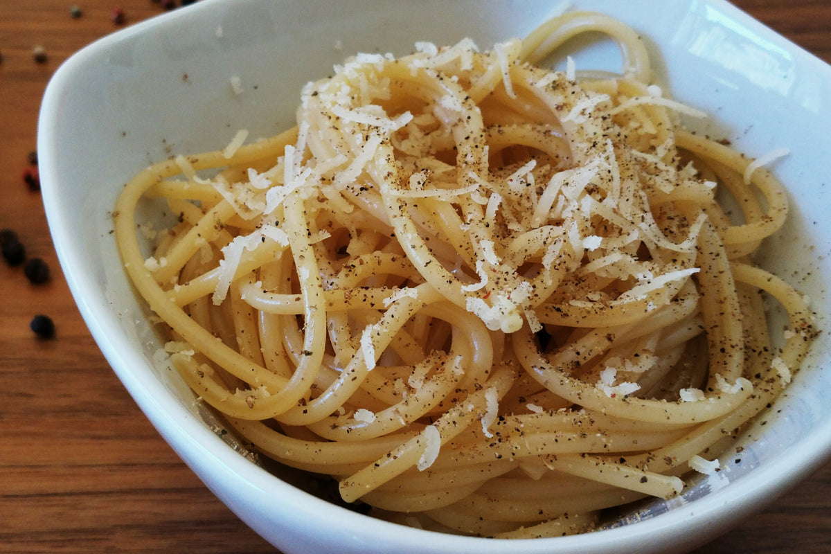 Spaghetti With Cheese And Pepper Recipe – Pozza's Pasta
