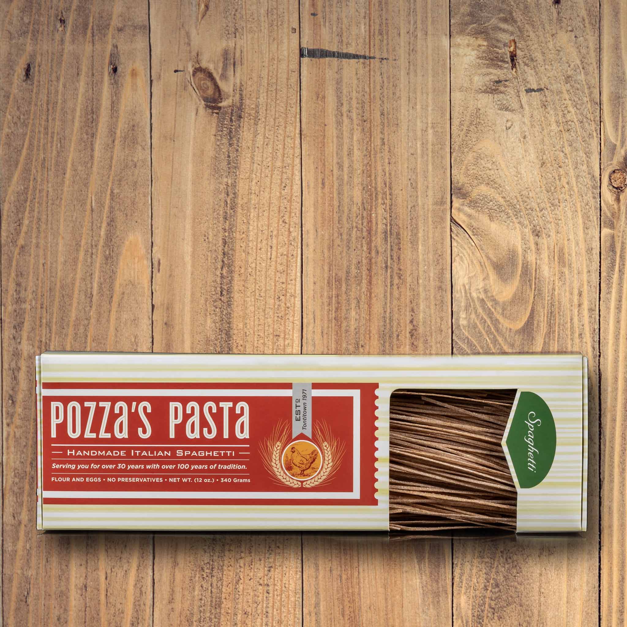 100% Whole Wheat Spaghetti – Pozza's Pasta